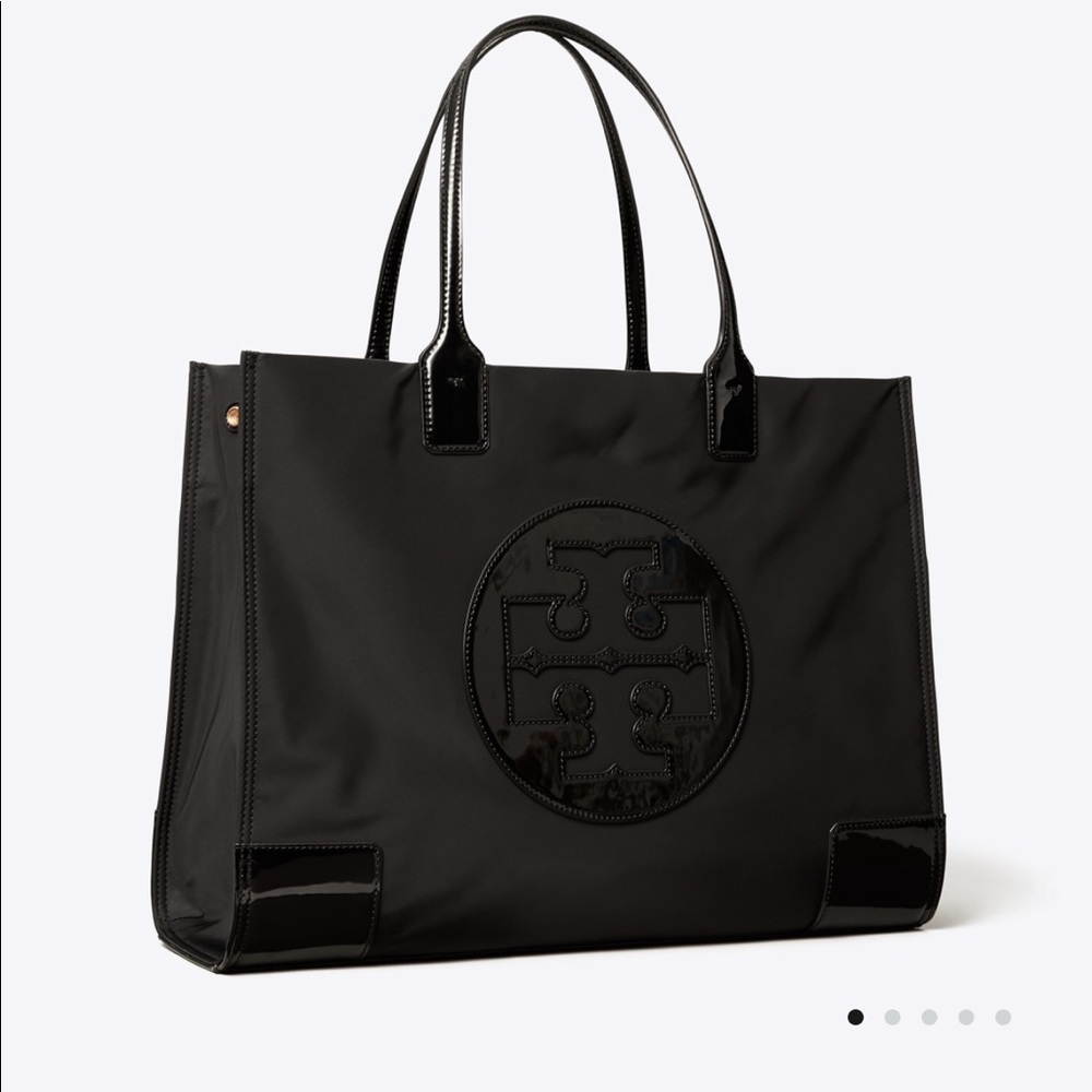 ELLA PATENT TOTE BAG